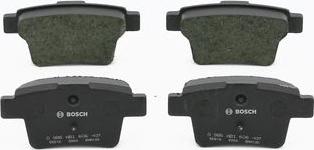 BOSCH 0 986 AB1 606 - Brake Pad Set, disc brake autospares.lv