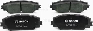 BOSCH 0 986 AB1 612 - Brake Pad Set, disc brake autospares.lv