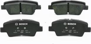 BOSCH 0 986 AB1 157 - Brake Pad Set, disc brake autospares.lv