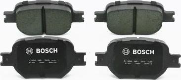 BOSCH 0 986 AB1 369 - Brake Pad Set, disc brake autospares.lv