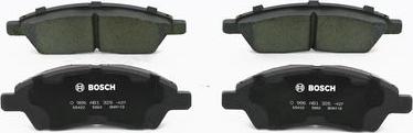 BOSCH 0 986 AB1 326 - Brake Pad Set, disc brake autospares.lv