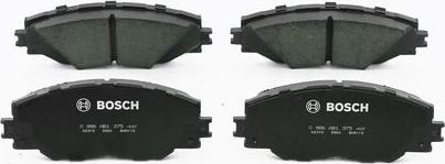 BOSCH 0 986 AB1 375 - Brake Pad Set, disc brake autospares.lv