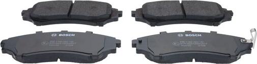 BOSCH 0 986 AB3 142 - Brake Pad Set, disc brake autospares.lv