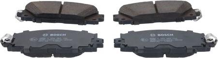 BOSCH 0 986 AB3 166 - Brake Pad Set, disc brake autospares.lv