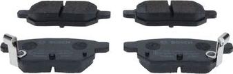 BOSCH 0 986 AB2 543 - Brake Pad Set, disc brake autospares.lv