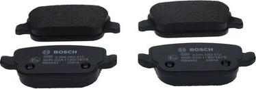 BOSCH 0 986 AB2 512 - Brake Pad Set, disc brake autospares.lv