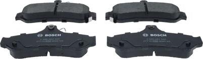 BOSCH 0 986 AB2 520 - Brake Pad Set, disc brake autospares.lv