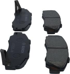 BOSCH 0 986 AB2 204 - Brake Pad Set, disc brake autospares.lv