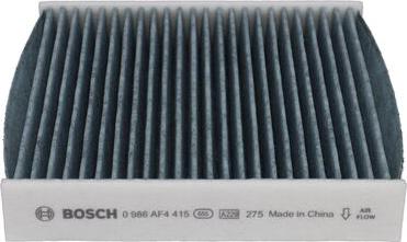 BOSCH 0 986 AF4 415 - Filter, interior air autospares.lv