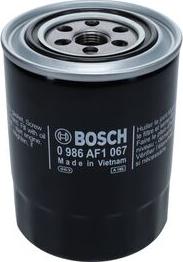 BOSCH 0 986 AF1 067 - Oil Filter autospares.lv