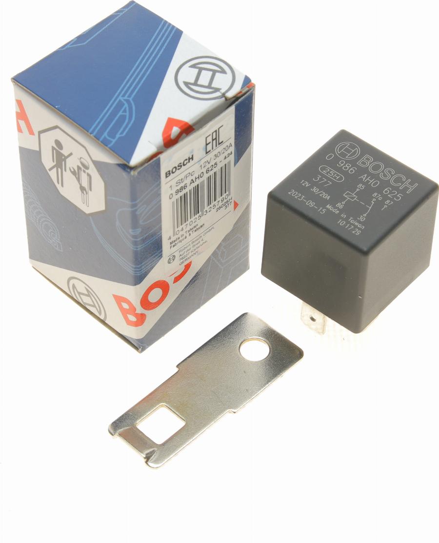 BOSCH 0 986 AH0 625 - Relay, main current autospares.lv