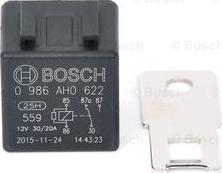 BOSCH 0 986 AH0 622 - Relay, main current autospares.lv