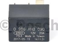 BOSCH 0 986 AH0 090 - Relay, fuel pump autospares.lv