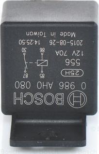 BOSCH 0 986 AH0 080 - Relay, main current autospares.lv