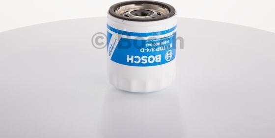 BOSCH 0 986 B00 043 - Oil Filter autospares.lv