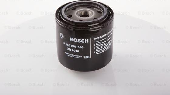 BOSCH 0 986 B00 006 - Oil Filter autospares.lv