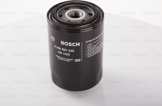 BOSCH 0 986 B01 025 - Oil Filter autospares.lv