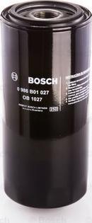 BOSCH 0 986 B01 027 - Oil Filter autospares.lv