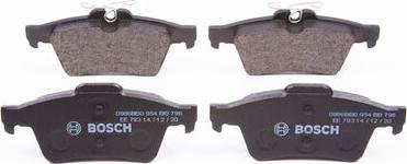 BOSCH 0 986 BB0 954 - Brake Pad Set, disc brake autospares.lv