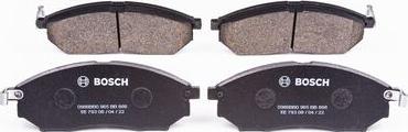 BOSCH 0 986 BB0 965 - Brake Pad Set, disc brake autospares.lv