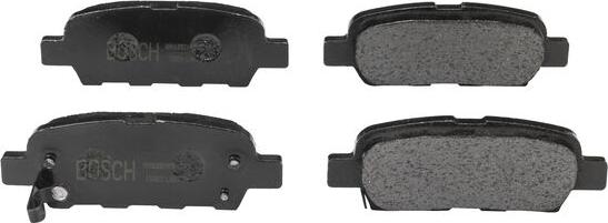 BOSCH 0 986 BB0 909 - Brake Pad Set, disc brake autospares.lv