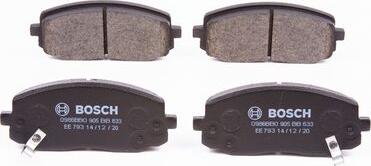 BOSCH 0 986 BB0 905 - Brake Pad Set, disc brake autospares.lv