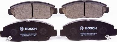 BOSCH 0 986 BB0 496 - Brake Pad Set, disc brake autospares.lv