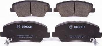 BOSCH 0 986 BB0 498 - Brake Pad Set, disc brake autospares.lv