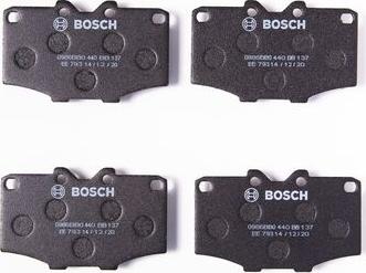 BOSCH 0 986 BB0 440 - Brake Pad Set, disc brake autospares.lv