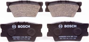 BOSCH 0 986 BB0 404 - Brake Pad Set, disc brake autospares.lv