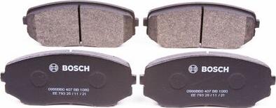 BOSCH 0 986 BB0 407 - Brake Pad Set, disc brake autospares.lv