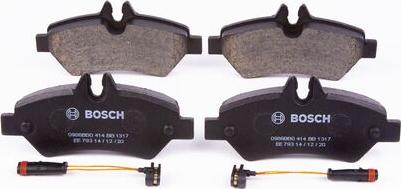 BOSCH 0 986 BB0 414 - Brake Pad Set, disc brake autospares.lv