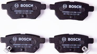 BOSCH 0 986 BB0 415 - Brake Pad Set, disc brake autospares.lv