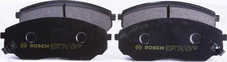 BOSCH 0 986 BB0 593 - Brake Pad Set, disc brake autospares.lv