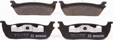 BOSCH 0 986 BB0 539 - Brake Pad Set, disc brake autospares.lv