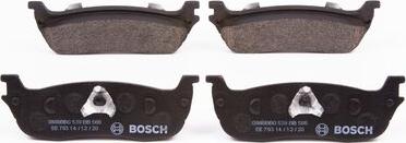 BOSCH 0 986 BB0 539 - Brake Pad Set, disc brake autospares.lv