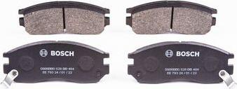 BOSCH 0 986 BB0 528 - Brake Pad Set, disc brake autospares.lv