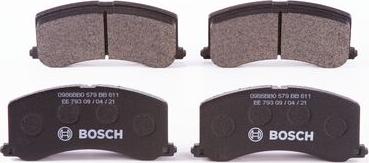 BOSCH 0 986 BB0 579 - Brake Pad Set, disc brake autospares.lv