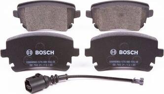 BOSCH 0 986 BB0 576 - Brake Pad Set, disc brake autospares.lv