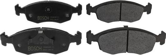 BOSCH 0 986 BB0 048 - Brake Pad Set, disc brake autospares.lv