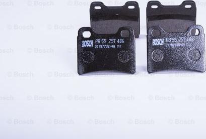 BOSCH 0 986 BB0 047 - Brake Pad Set, disc brake autospares.lv