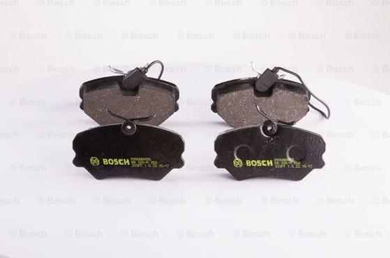 BOSCH 0 986 BB0 055 - Brake Pad Set, disc brake autospares.lv