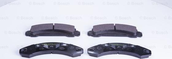 BOSCH 0 986 BB0 086 - Brake Pad Set, disc brake autospares.lv