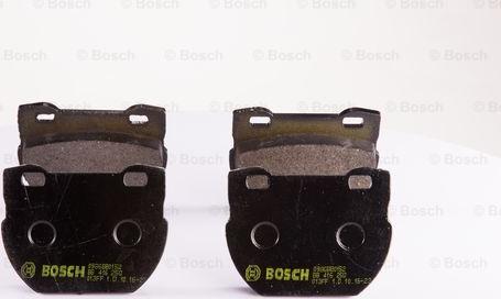 BOSCH 0 986 BB0 152 - Brake Pad Set, disc brake autospares.lv