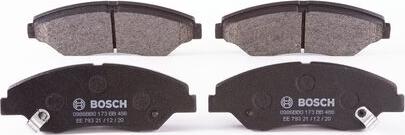 BOSCH 0 986 BB0 173 - Brake Pad Set, disc brake autospares.lv