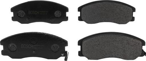 BOSCH 0 986 BB0 899 - Brake Pad Set, disc brake autospares.lv