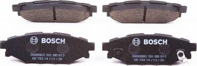 BOSCH 0 986 BB0 391 - Brake Pad Set, disc brake autospares.lv