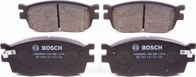 BOSCH 0 986 BB0 393 - Brake Pad Set, disc brake autospares.lv