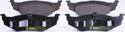 BOSCH 0 986 BB0 303 - Brake Pad Set, disc brake autospares.lv