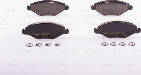 BOSCH 0 986 BB0 706 - Brake Pad Set, disc brake autospares.lv